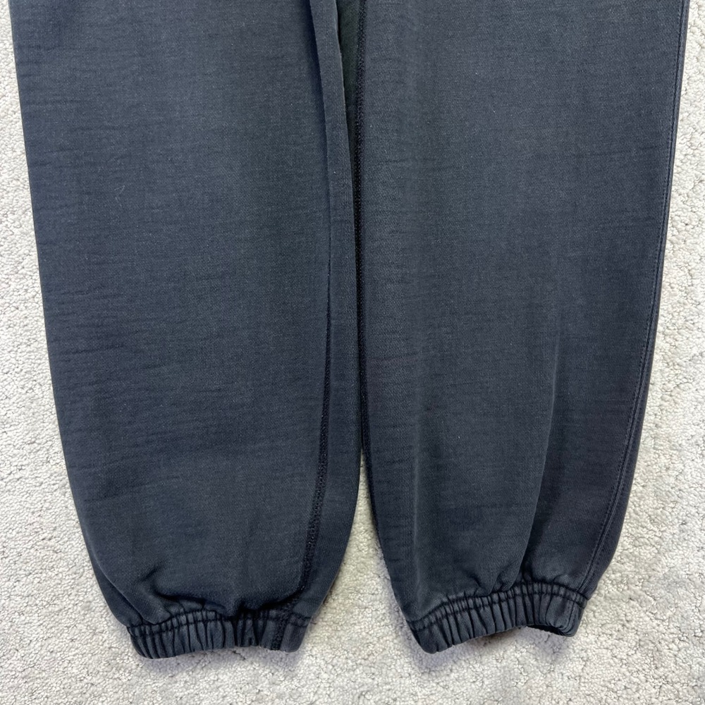 Nike Sweatpants Womens XS Black Faded Solo Swoosh Joggers Thick Heavy Fleece - Picture 5 of 16